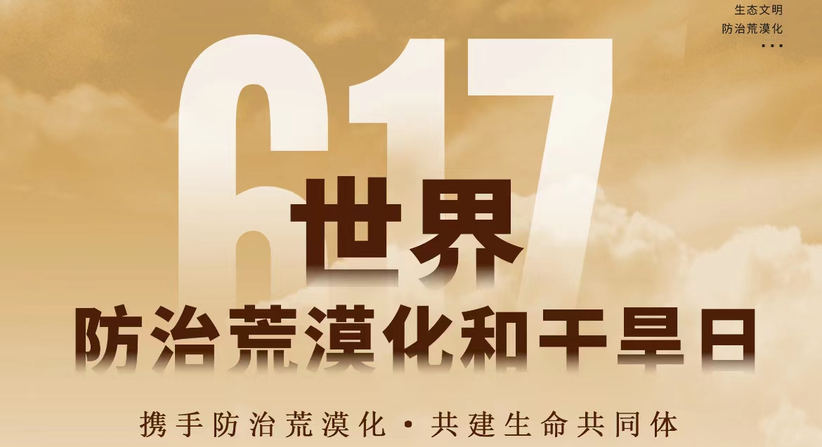 世界防治荒漠化與干旱日|攜手防沙止漠 共護綠水青山